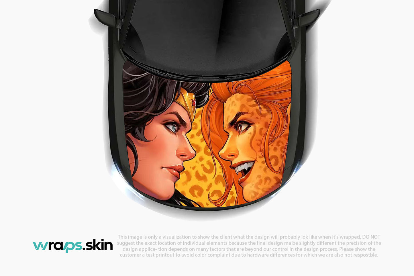 Premium Custom Anime Character Hood Wrap Amazonian Warrior Series