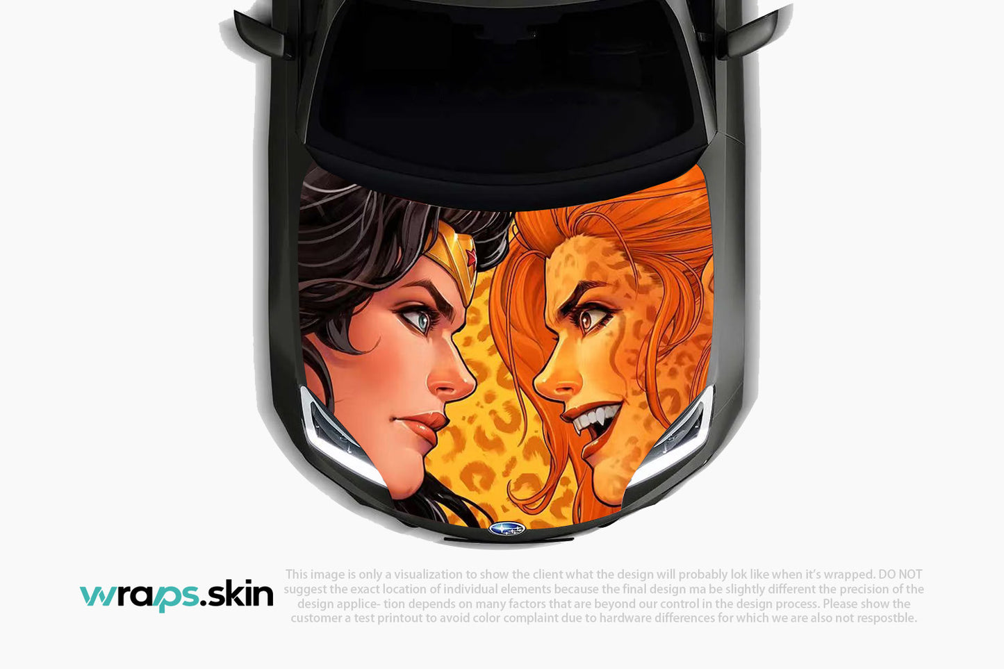 Premium Custom Anime Character Hood Wrap Amazonian Warrior Series