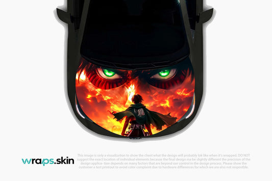 Titan's Wrath Premium Custom Hood Wrap