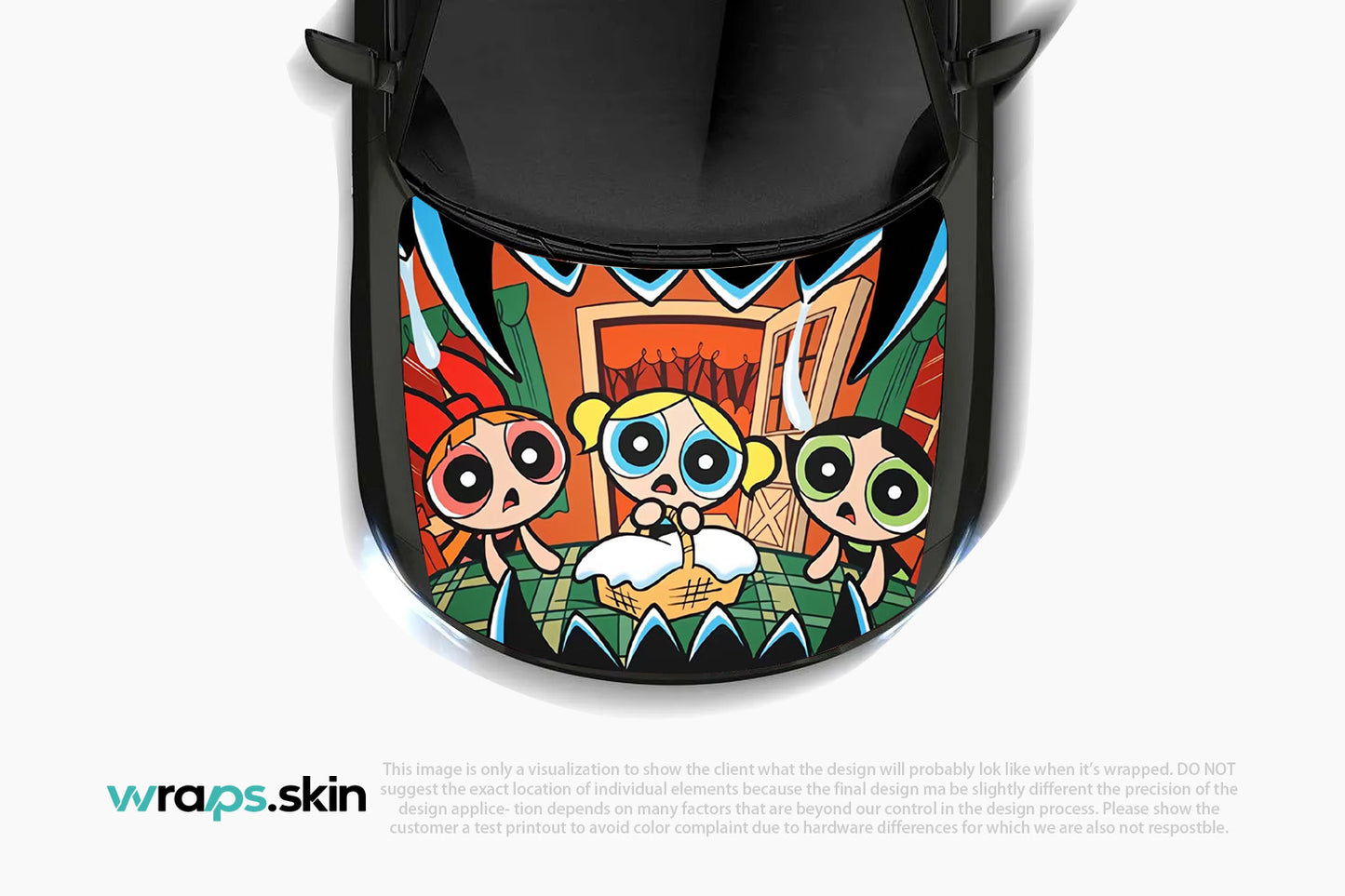 Premium Custom Anime Character Hood Wrap Cute Defenders Family Series