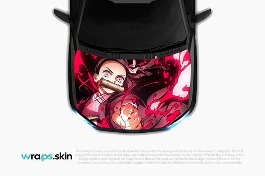 Sakura Fury Premium Custom Hood Wrap