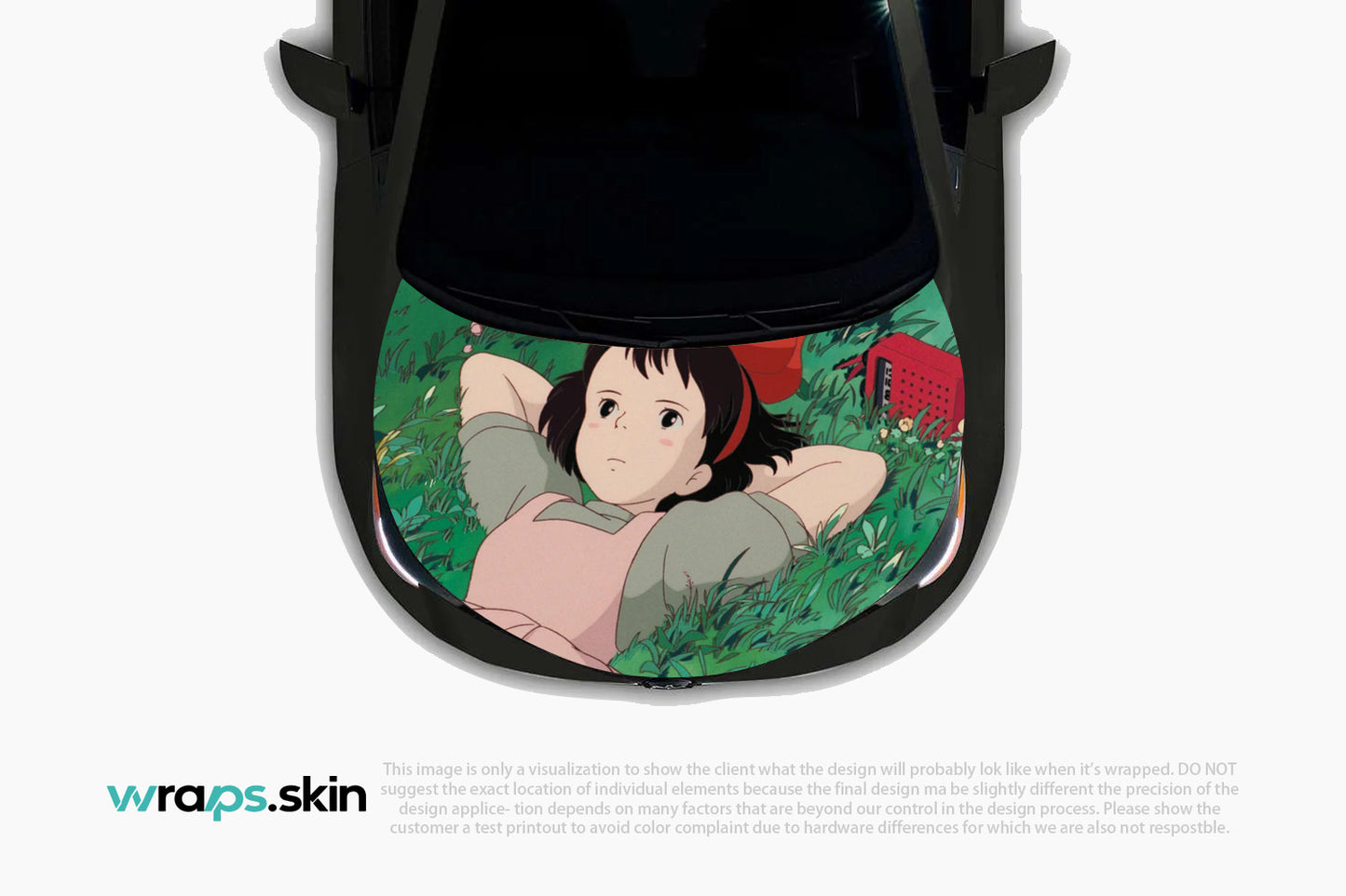 Premium Custom Anime Character Hood Wrap Young Witch Serenity Series