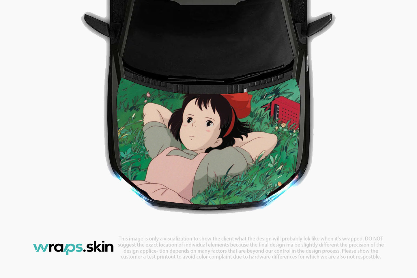 Premium Custom Anime Character Hood Wrap Young Witch Serenity Series