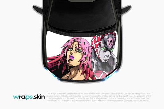 Crimson Destiny Premium Custom Hood Wrap