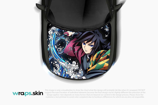 Tidal Serenity Premium Custom Hood Wrap