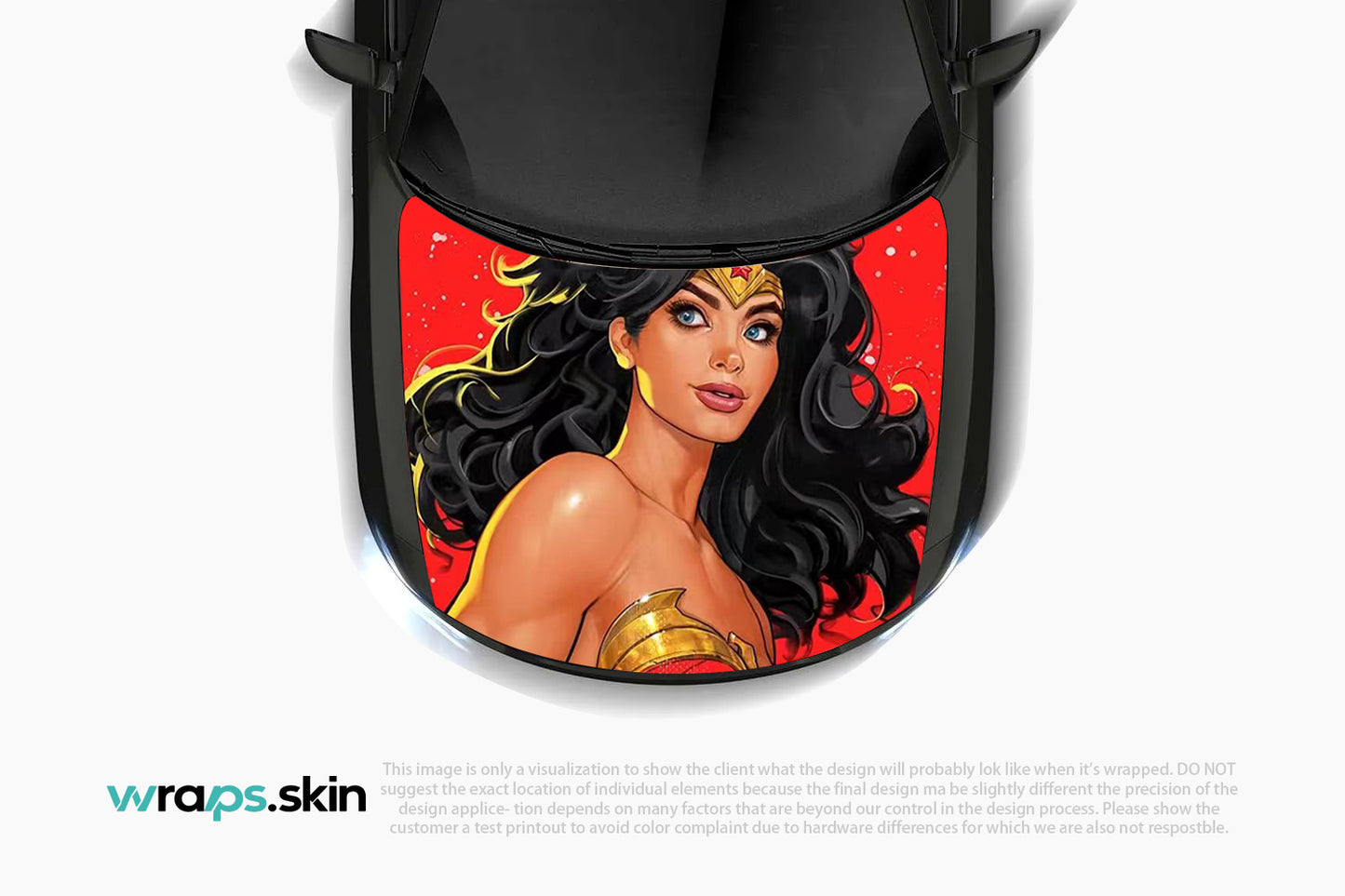 Premium Custom Anime Character Hood Wrap Divine Champion Portrait Series