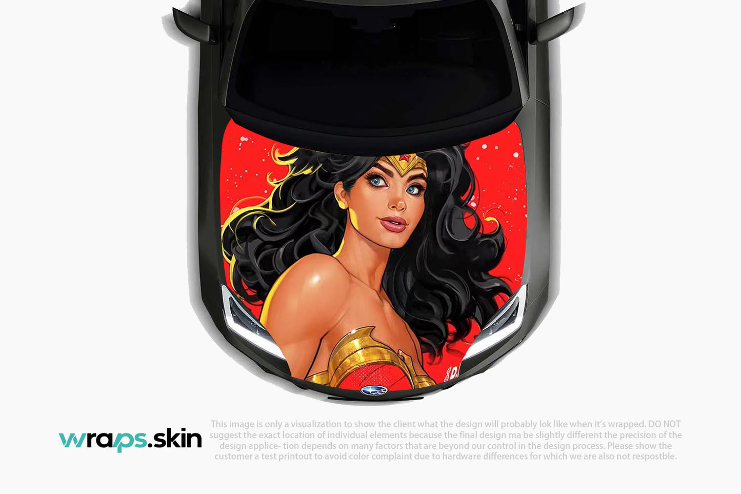 Premium Custom Anime Character Hood Wrap Divine Champion Portrait Series