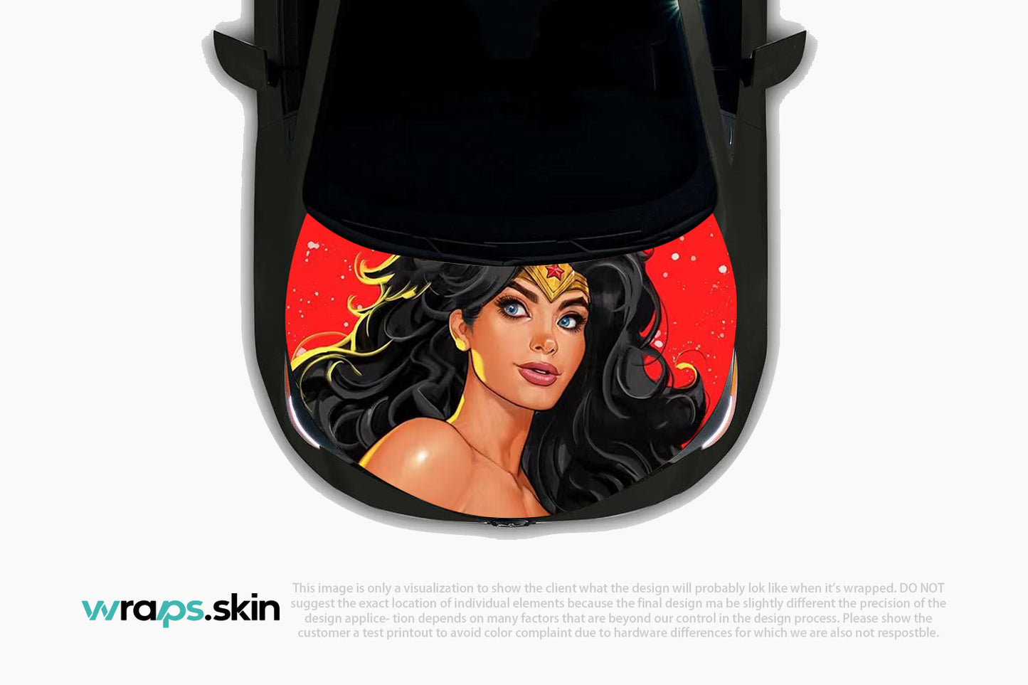 Premium Custom Anime Character Hood Wrap Divine Champion Portrait Series