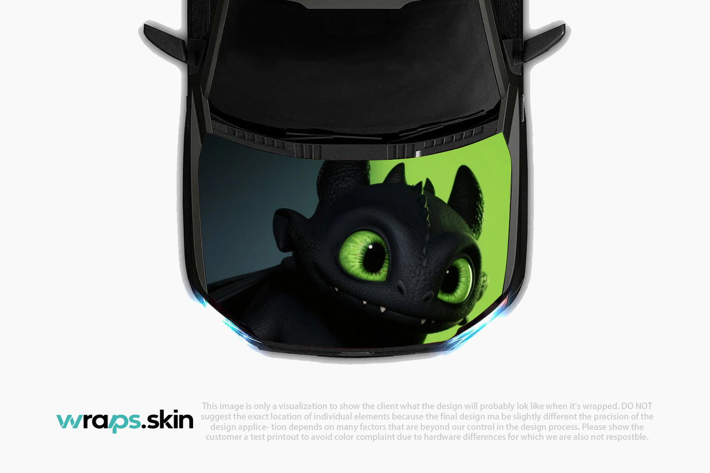 Midnight Companion Premium Custom Hood Wrap