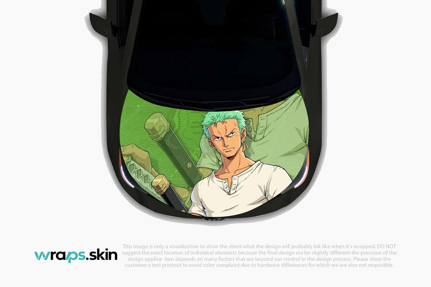 Premium Custom Anime Character Hood Wrap Elite Swordsman Series