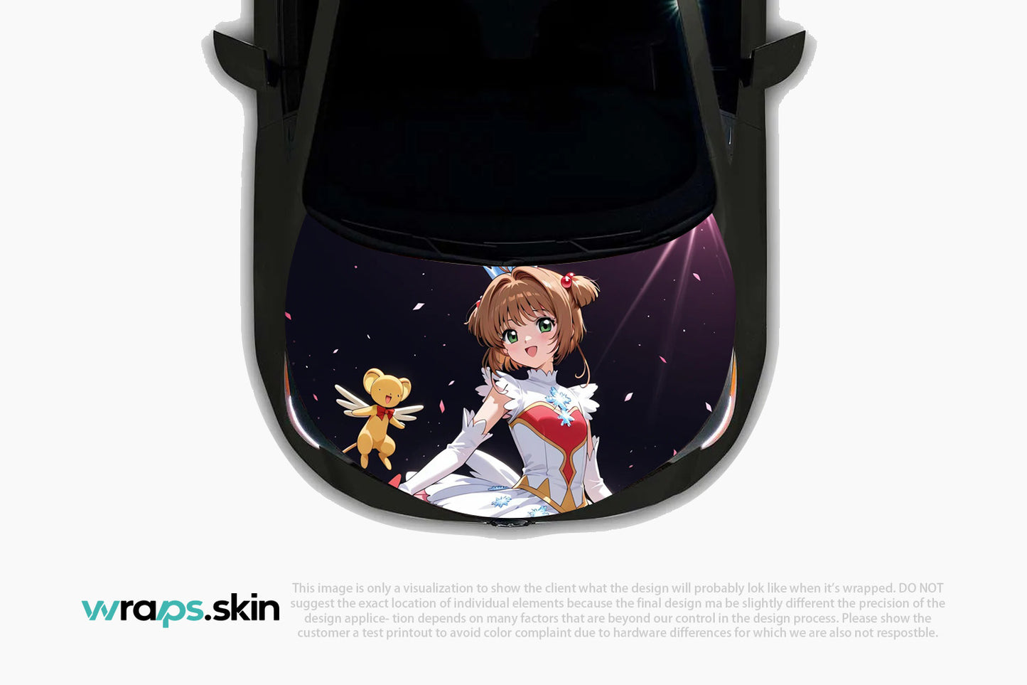Enchanted Blossom Premium Custom Hood Wrap
