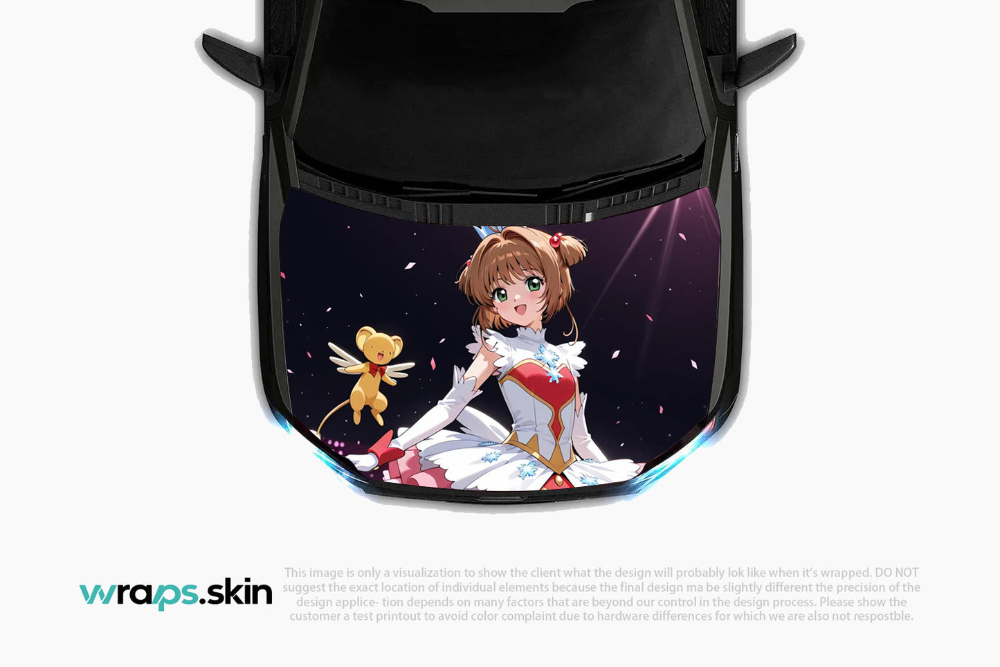 Enchanted Blossom Premium Custom Hood Wrap