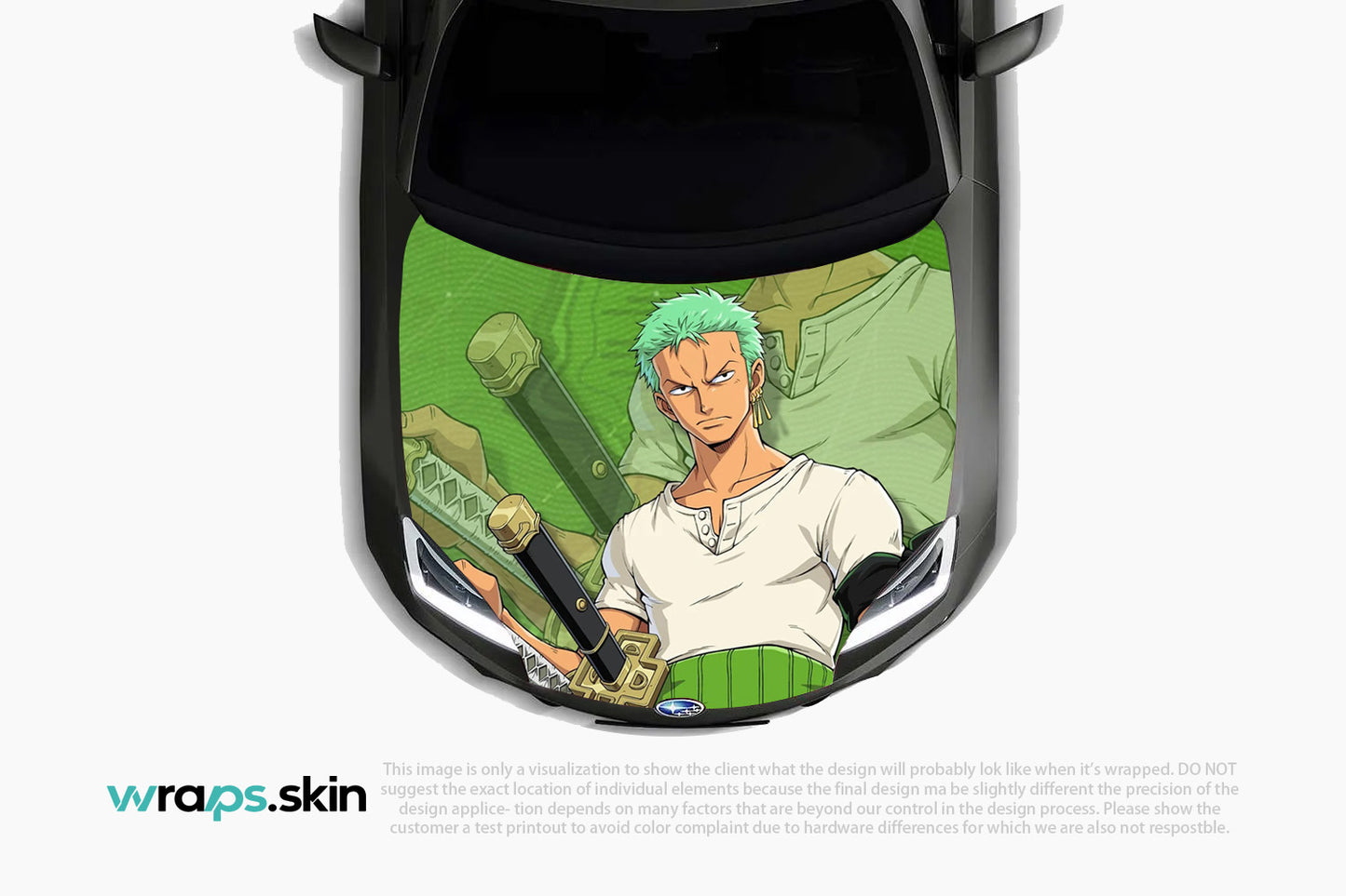 Premium Custom Anime Character Hood Wrap Elite Swordsman Series