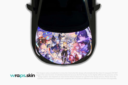 Celestial Wanderers Premium Custom Hood Wrap