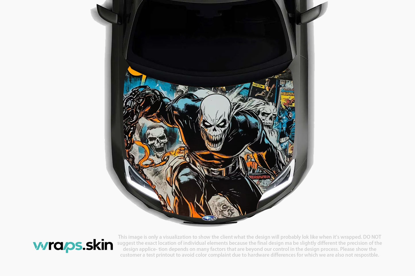 Premium Custom Anime Character Hood Wrap Infernal Vengeance Series