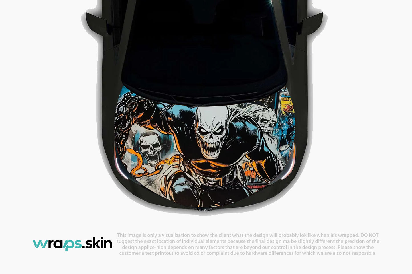 Premium Custom Anime Character Hood Wrap Infernal Vengeance Series