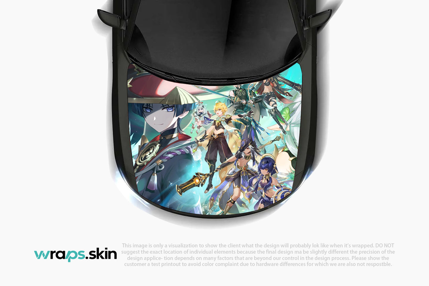 Elemental Convergence - Premium Custom Hood Wrap