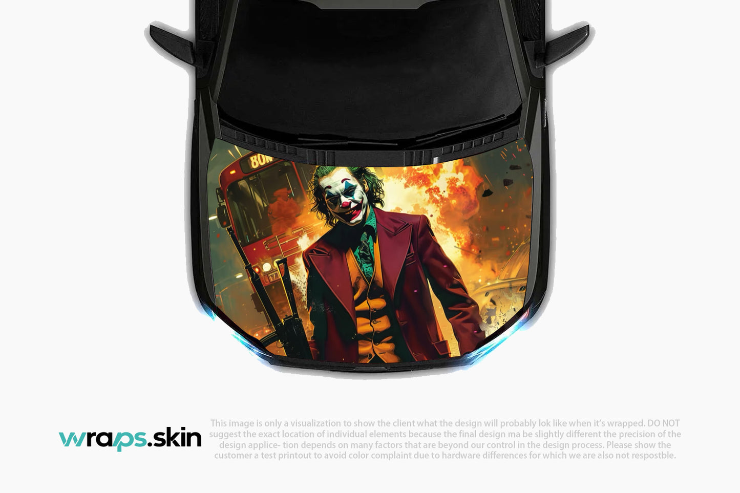 Urban Chaos Premium Custom Hood Wrap