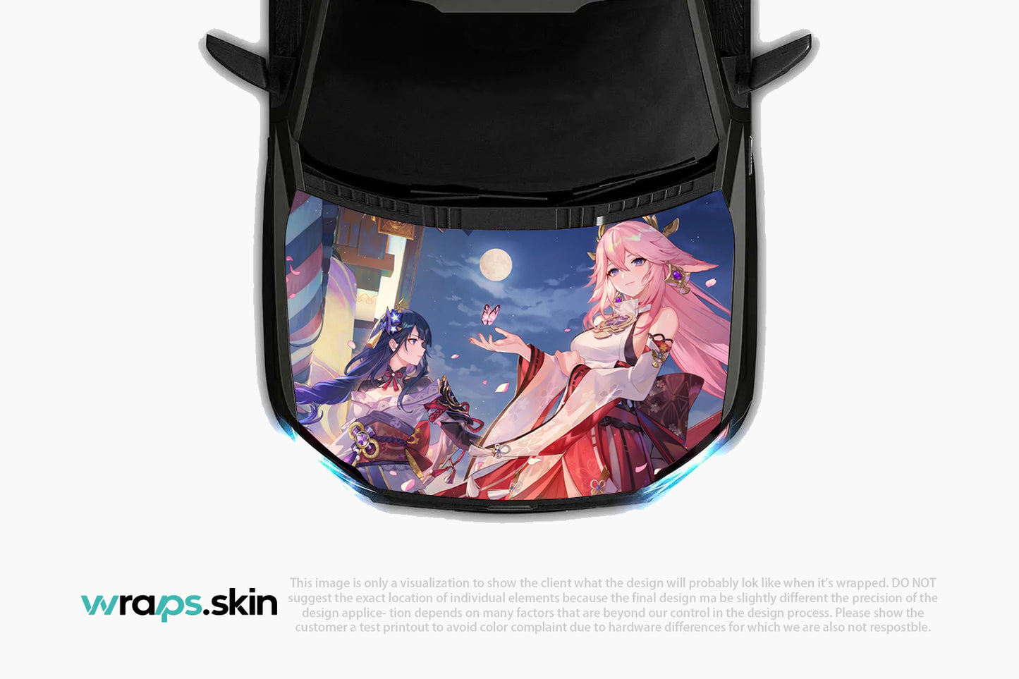 Sakura Moonlight Premium Custom Hood Wrap
