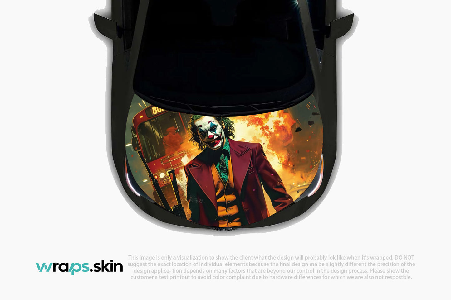 Urban Chaos Premium Custom Hood Wrap