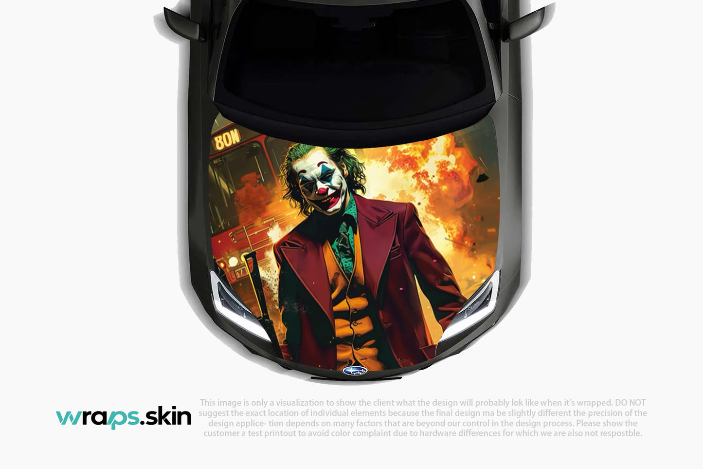 Urban Chaos Premium Custom Hood Wrap