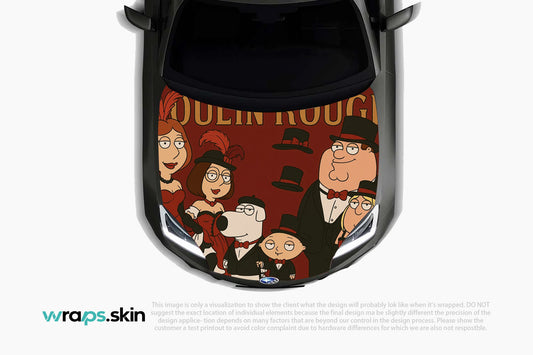 Theatrical Elegance Premium Custom Hood Wrap