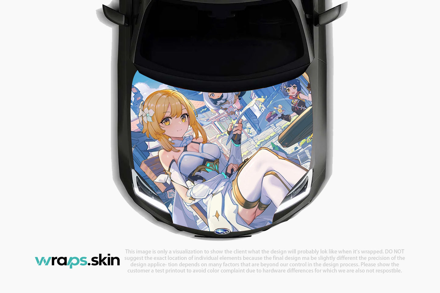 Golden Knight's Honor Premium Custom Hood Wrap