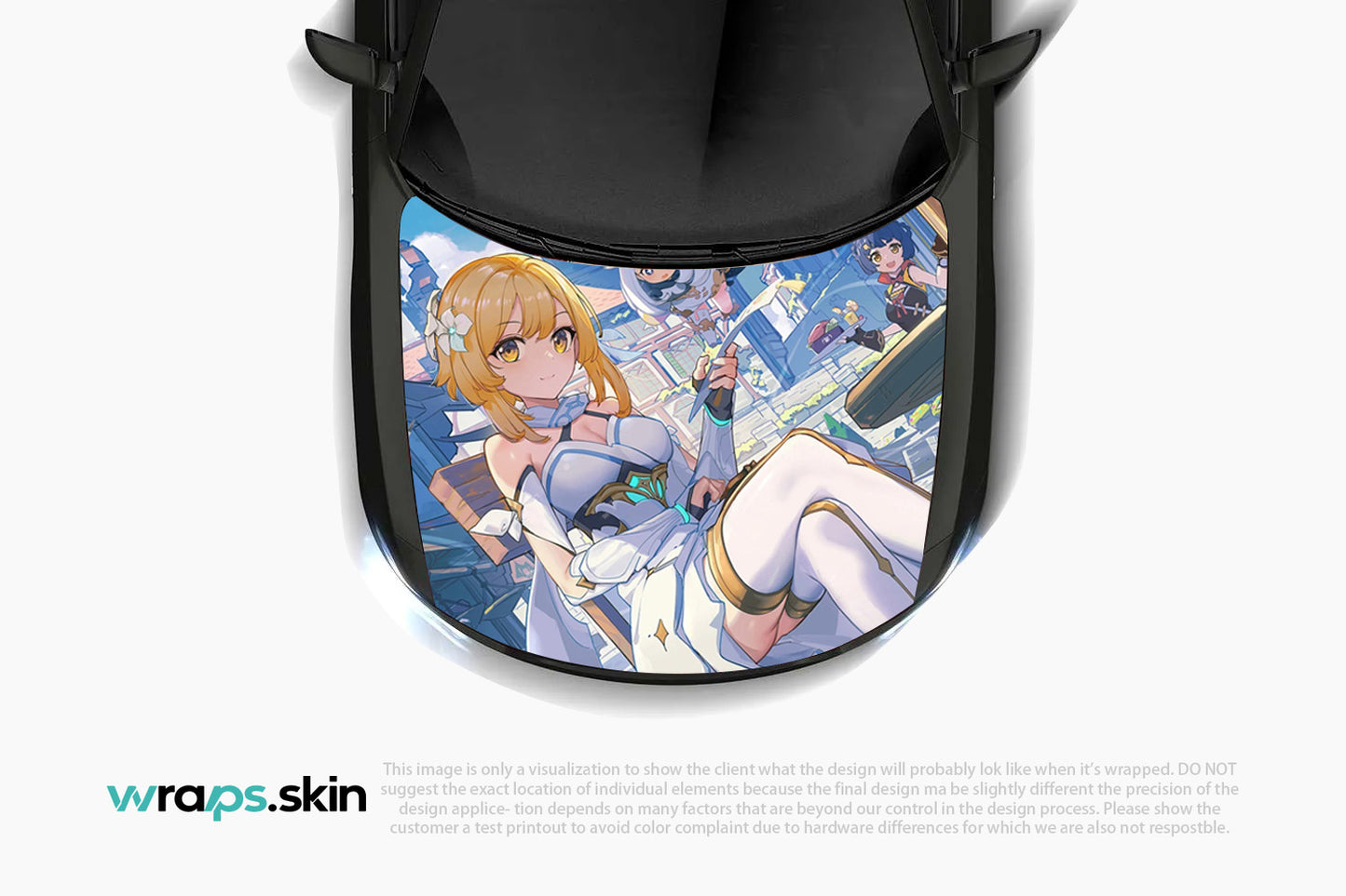 Golden Knight's Honor Premium Custom Hood Wrap