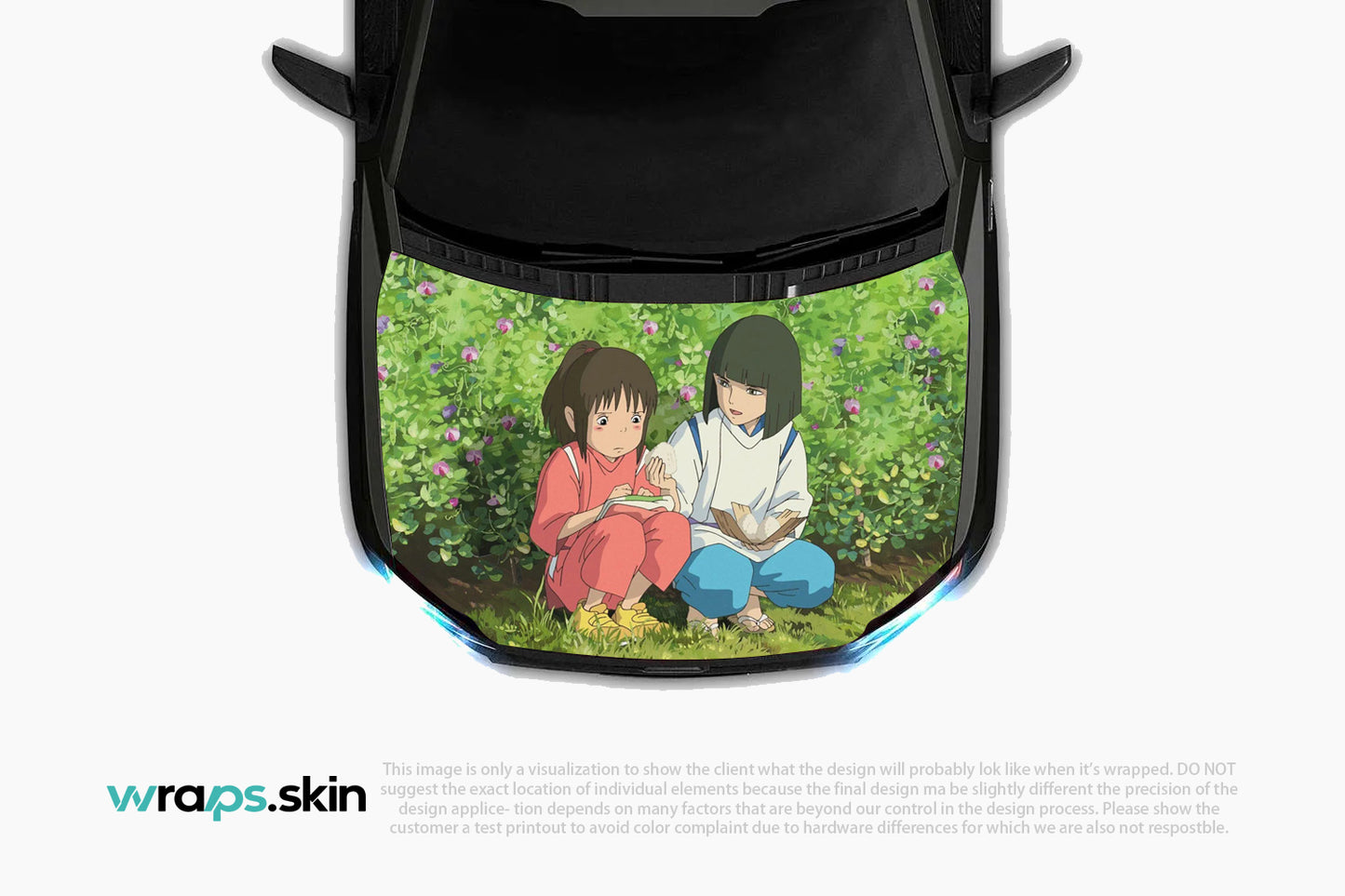 Premium Custom Anime Character Hood Wrap Mystical Friendship Series
