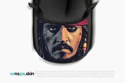 Premium Custom Anime Character Hood Wrap Ocean Explorer Portrait Series