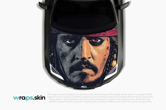 Premium Custom Anime Character Hood Wrap Ocean Explorer Portrait Series