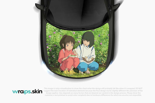 Premium Custom Anime Character Hood Wrap Mystical Friendship Series