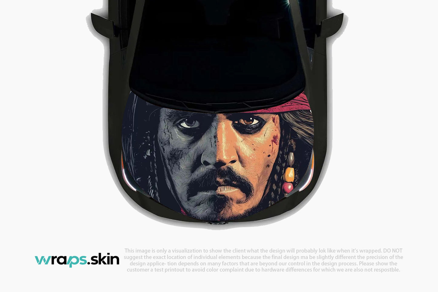 Premium Custom Anime Character Hood Wrap Ocean Explorer Portrait Series