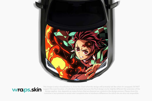 Blazing Spirit  Premium Custom Hood Wrap