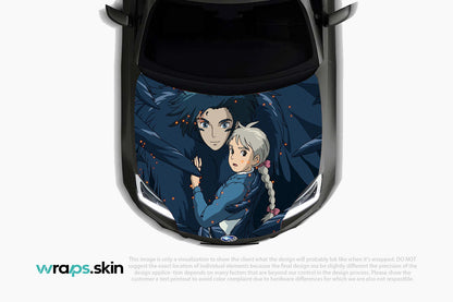 Premium Custom Anime Character Hood Wrap Magical Flight Romance Series