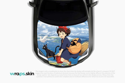 Premium Custom Anime Character Hood Wrap Skybound Delivery Series