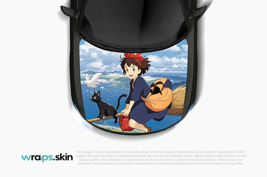 Premium Custom Anime Character Hood Wrap Skybound Delivery Series