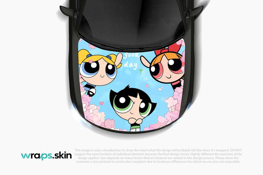 Premium Custom Anime Character Hood Wrap Good Day Celebration Series
