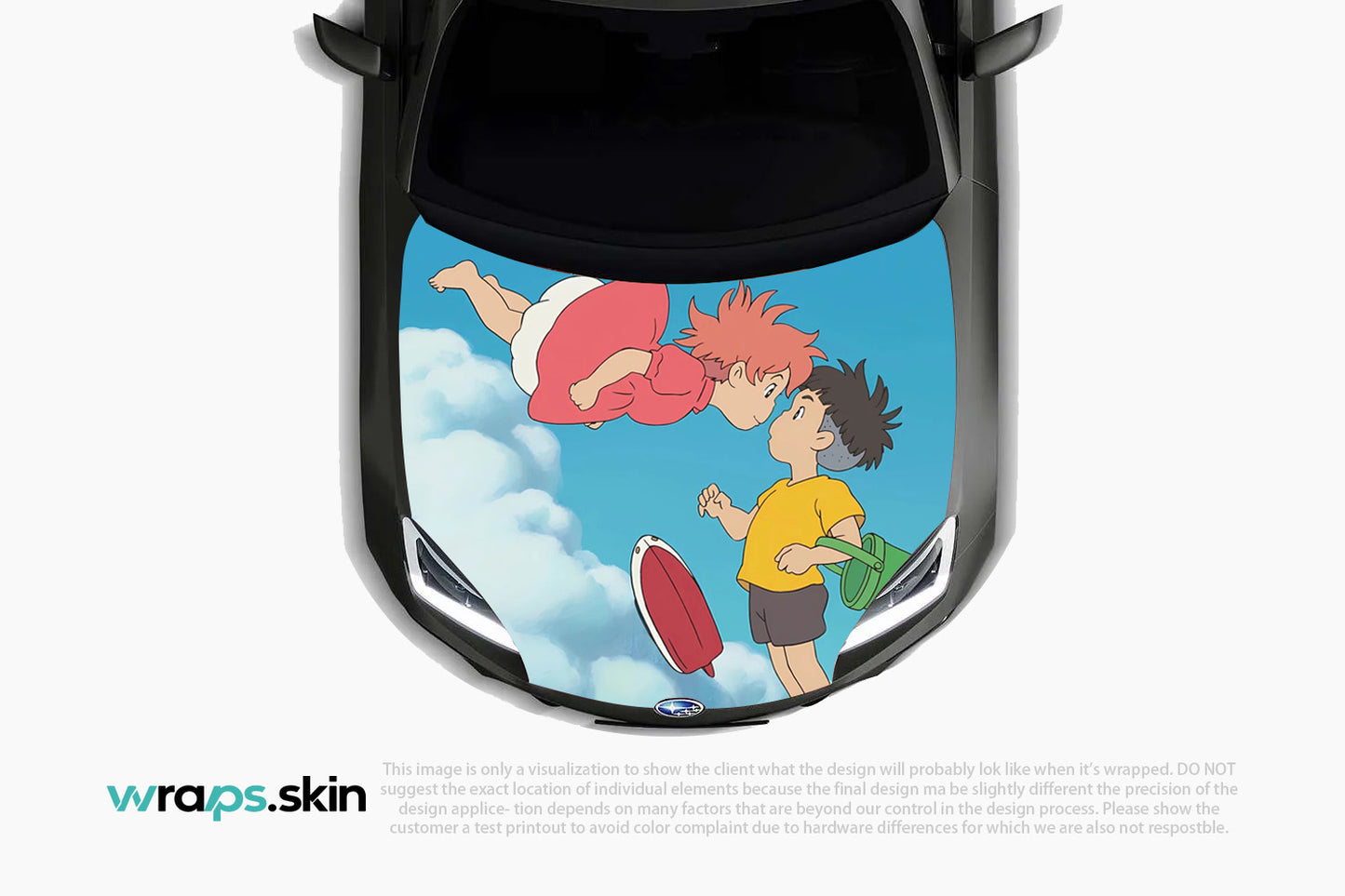 Premium Custom Anime Character Hood Wrap Ocean Magic Friendship Series