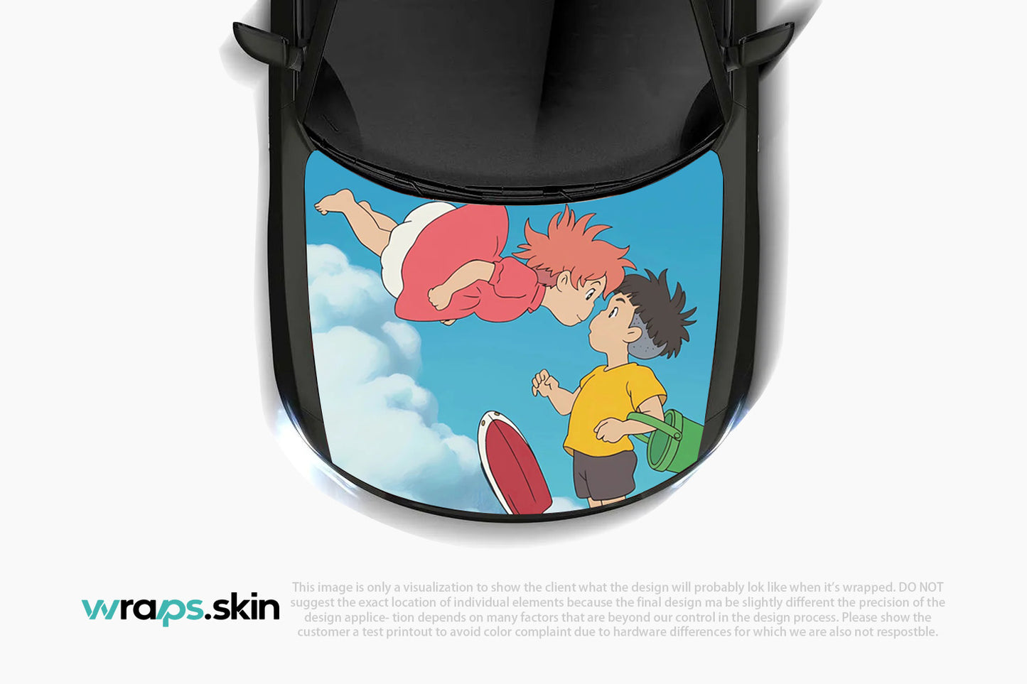 Premium Custom Anime Character Hood Wrap Ocean Magic Friendship Series
