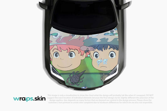 Premium Custom Anime Character Hood Wrap Underwater Wonder Series