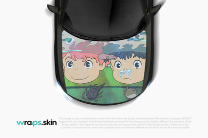 Premium Custom Anime Character Hood Wrap Underwater Wonder Series