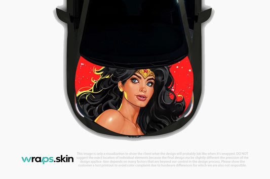 Premium Custom Anime Character Hood Wrap Divine Champion Portrait Series