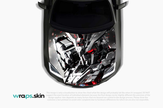 Mecha Warrior Custom Hood Wrap