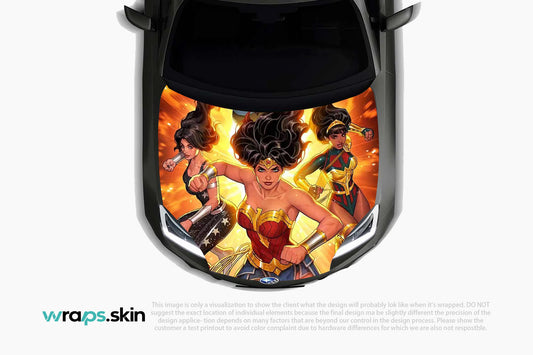 Premium Custom Anime Character Hood Wrap Heroic Trinity Alliance Series