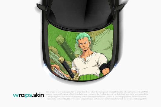 Premium Custom Anime Character Hood Wrap Elite Swordsman Series