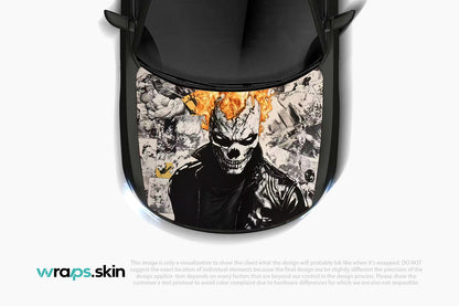 Premium Custom Anime Character Hood Wrap Phantom Flame Chronicle Series