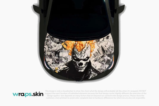Premium Custom Anime Character Hood Wrap Phantom Flame Chronicle Series