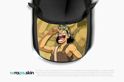 Premium Custom Anime Character Hood Wrap Master Marksman Series