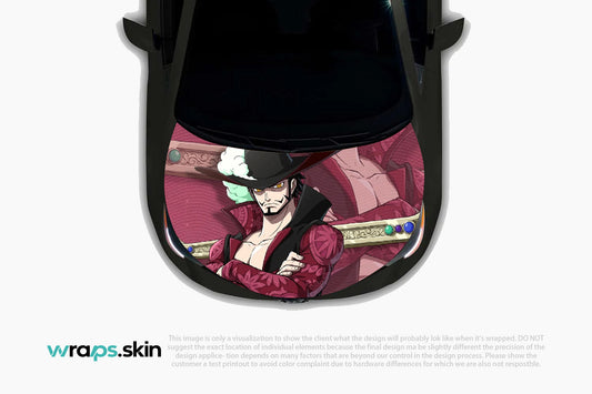 Premium Custom Anime Character Hood Wrap Legendary Blade Master Series
